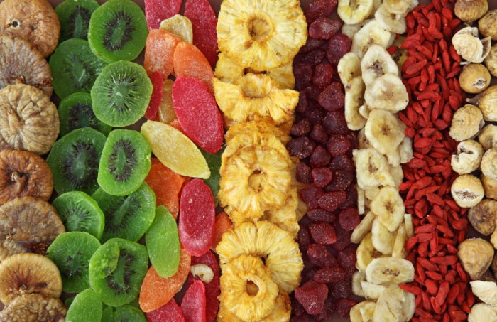 Сушеные фрукты и овощи - натуральные биодобавки