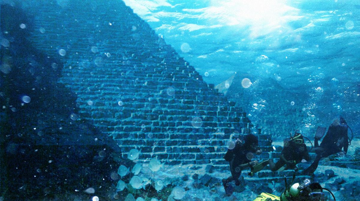 Учёные нашли затопленный город в Бермудском треугольнике.